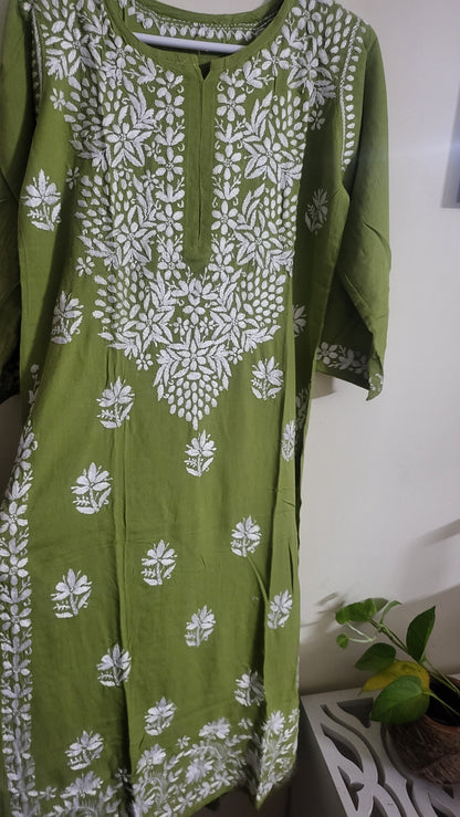 Chikankari shirt : Arabic lawn