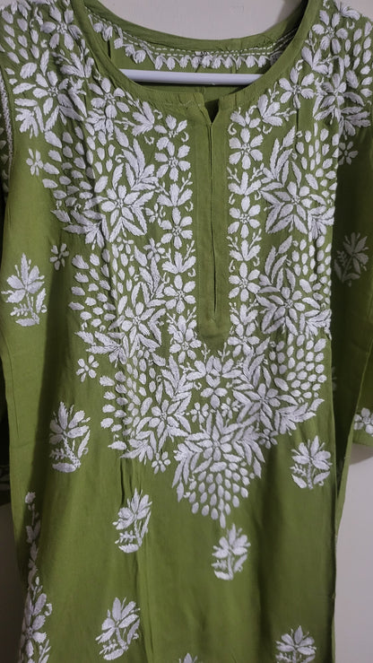 Chikankari shirt : Arabic lawn