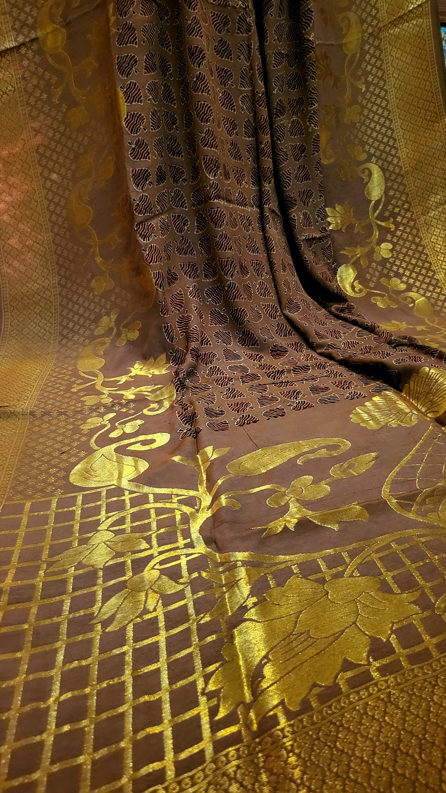 Ajrak silk Dupatta