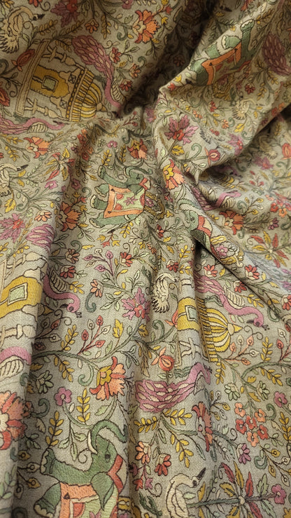 Shikargah Jama shawl : Pure pashmina