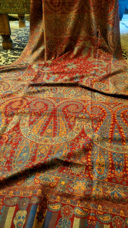 Reversible persian kaani : shawl