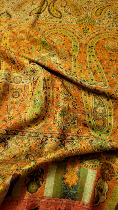 Reversible persian kaani : pashmina shawl