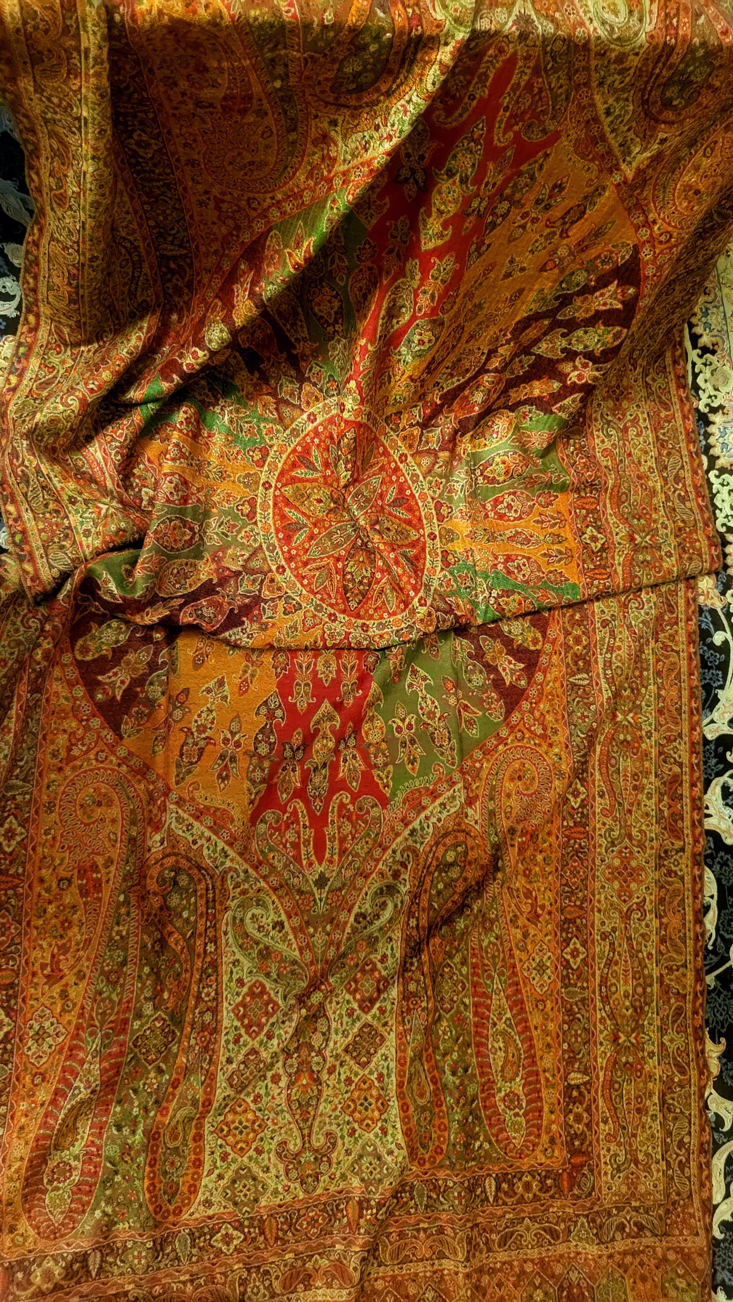Reversible kaani : Pashmina shawl
