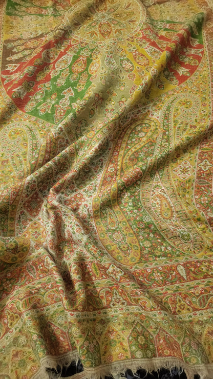 Reversible persian kaani : shawl
