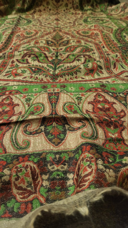 Reversible persian kaani: shawl