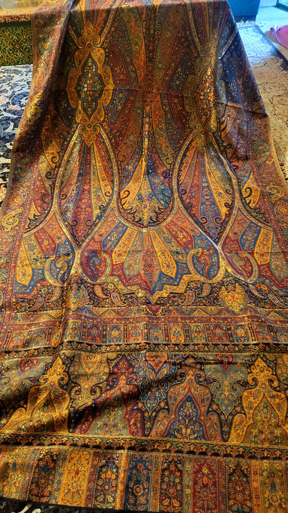 Kalamkari silk kaani: shawl