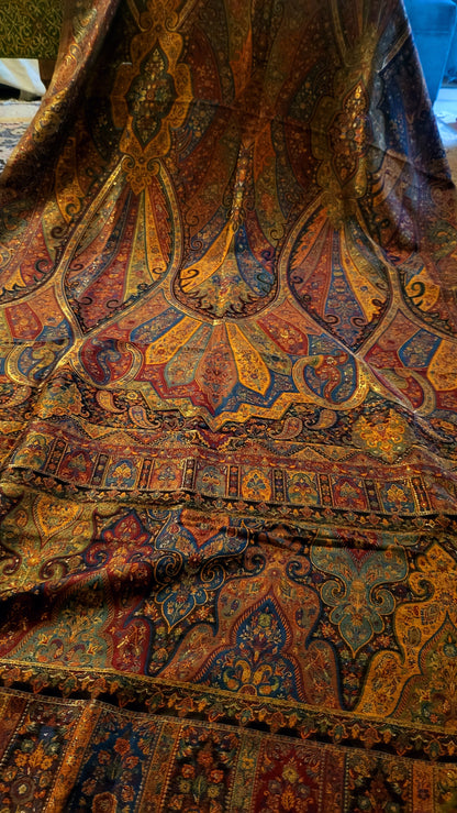 Kalamkari silk kaani: shawl