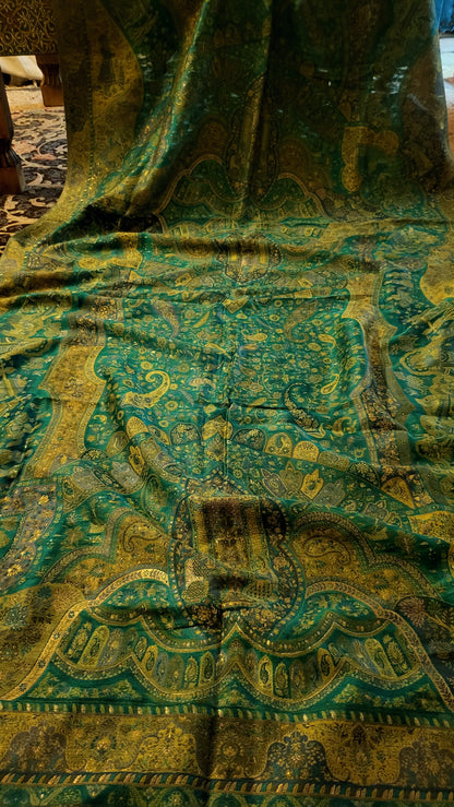 Shikargah silk kaani : shawl