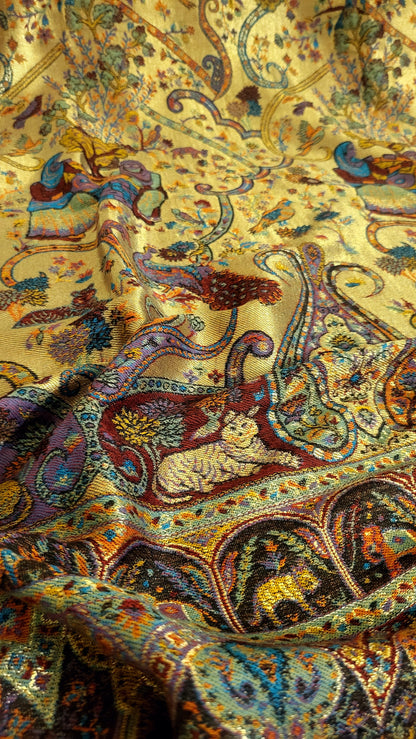 Moonlight Toosh kaani : Reversible shawl