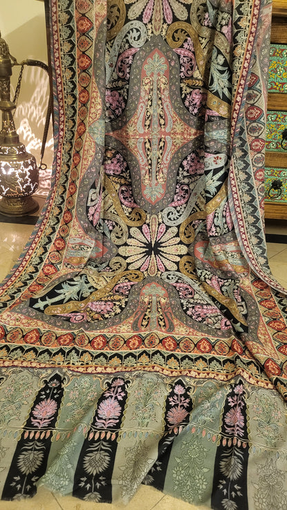 Reelkaar kalamkar : shawl