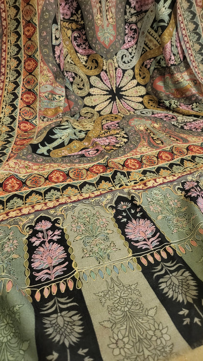 Reelkaar kalamkar : shawl