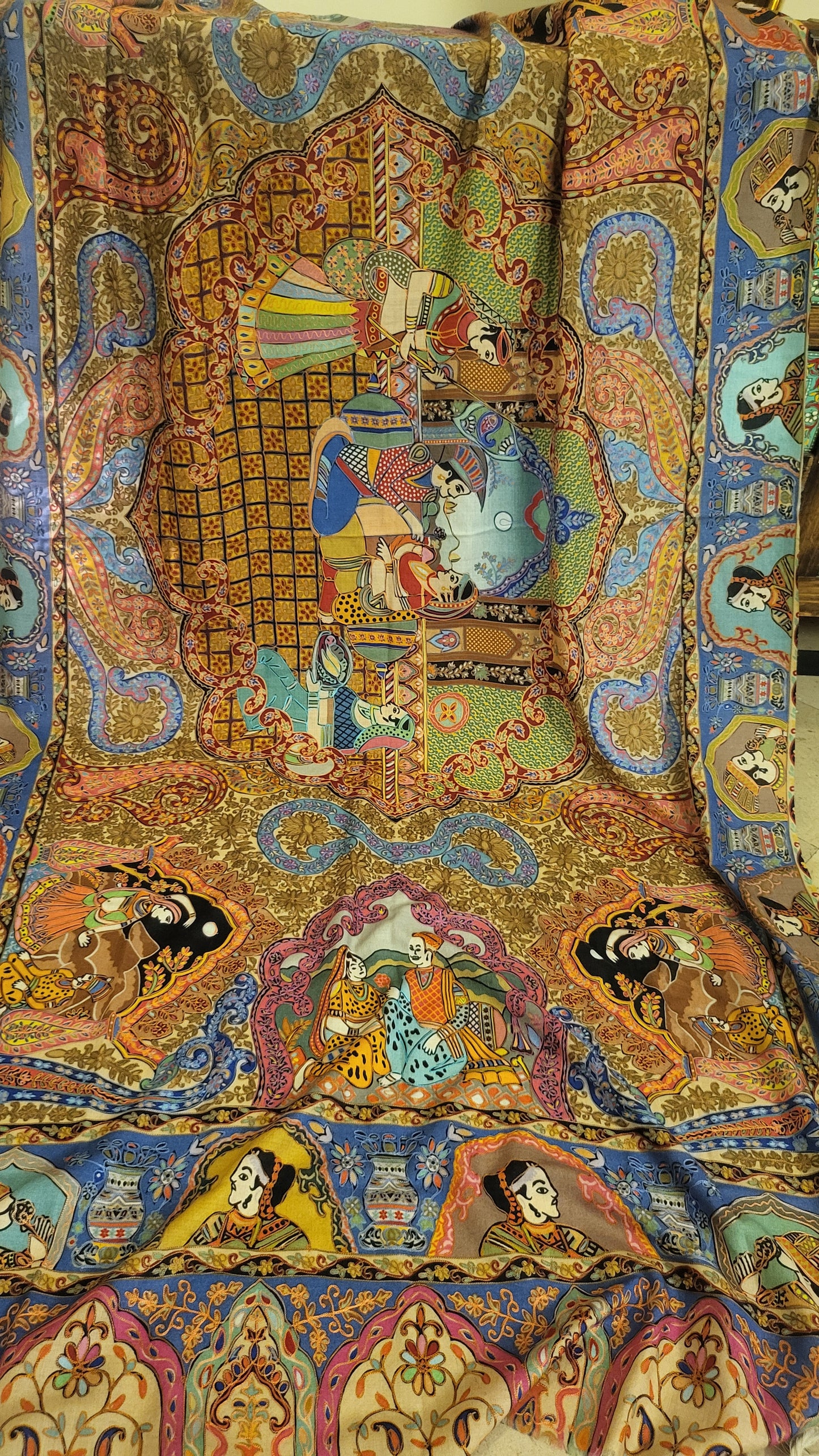Shikargah kalamkar : shawl