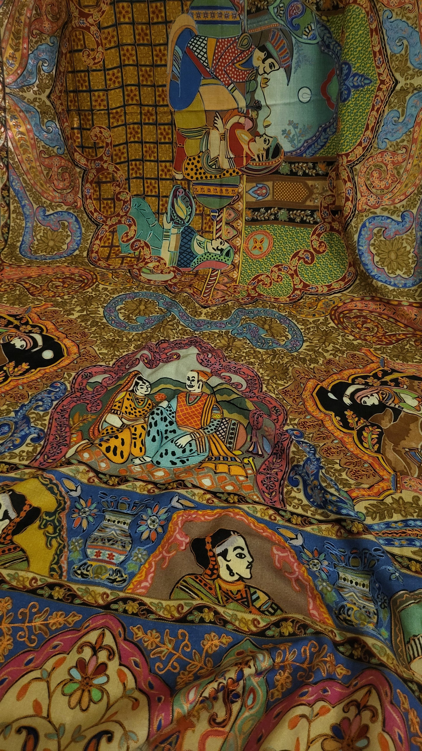 Shikargah kalamkar : shawl