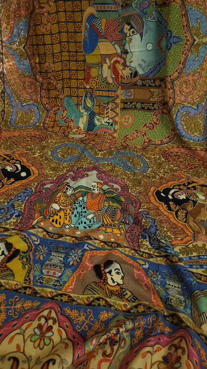 Shikargah kalamkar : shawl