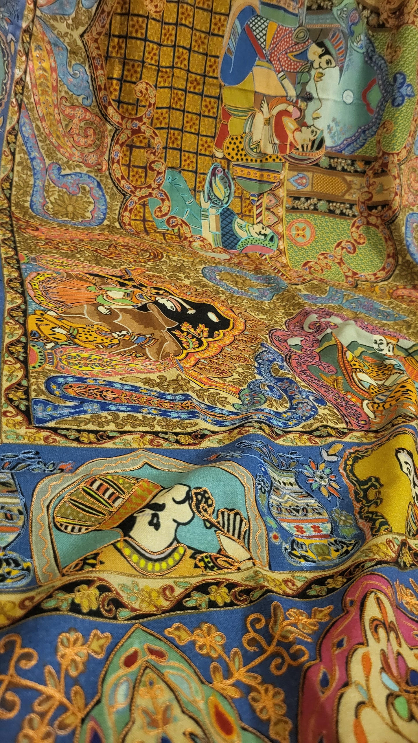 Shikargah kalamkar : shawl