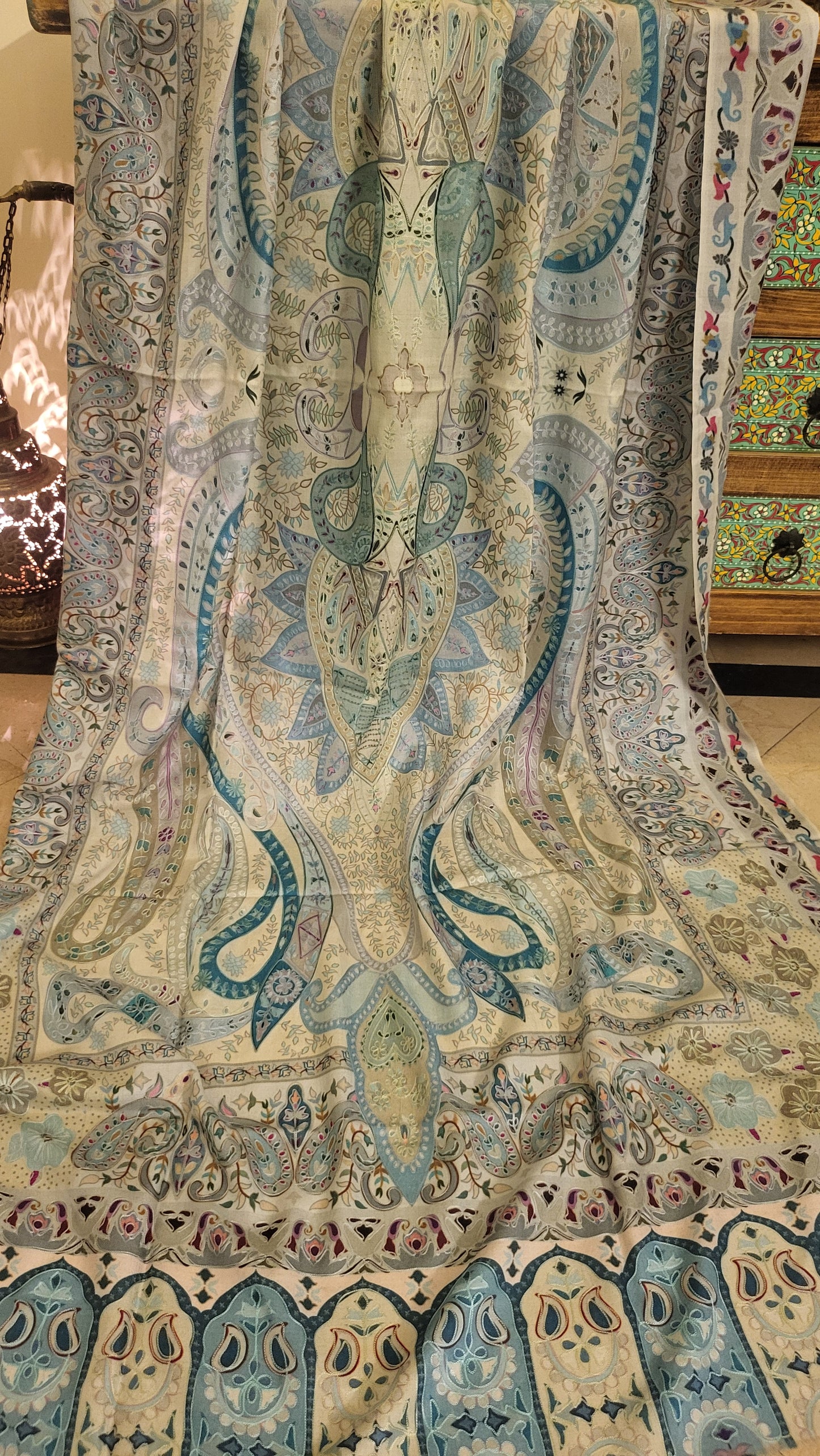 Reelkaar kalamkari shawl