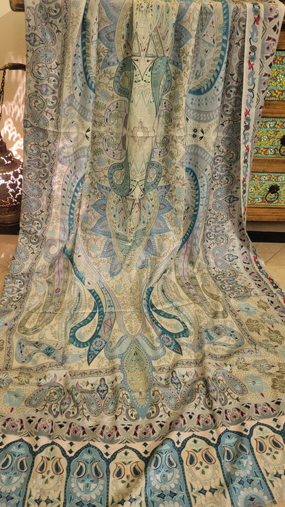 Reelkaar kalamkari shawl