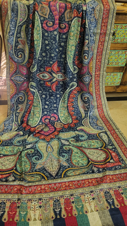 Reelkaar kalamkar shawl