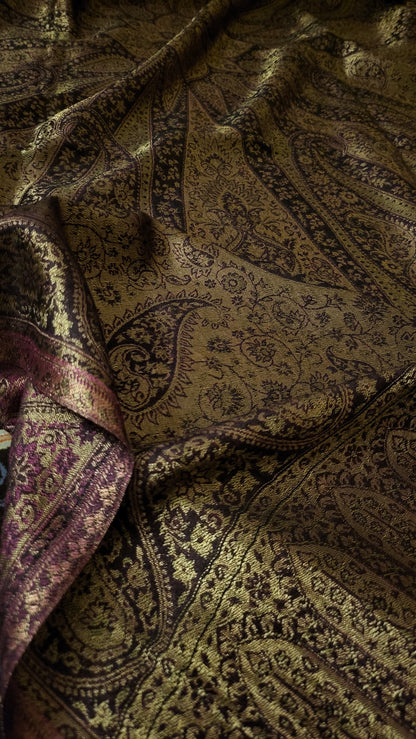 Gandhara moonlight : Reversible shawl