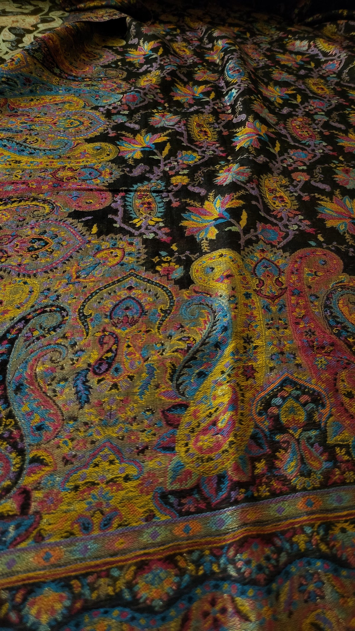 Gandhara moonlight : Reversible shawl