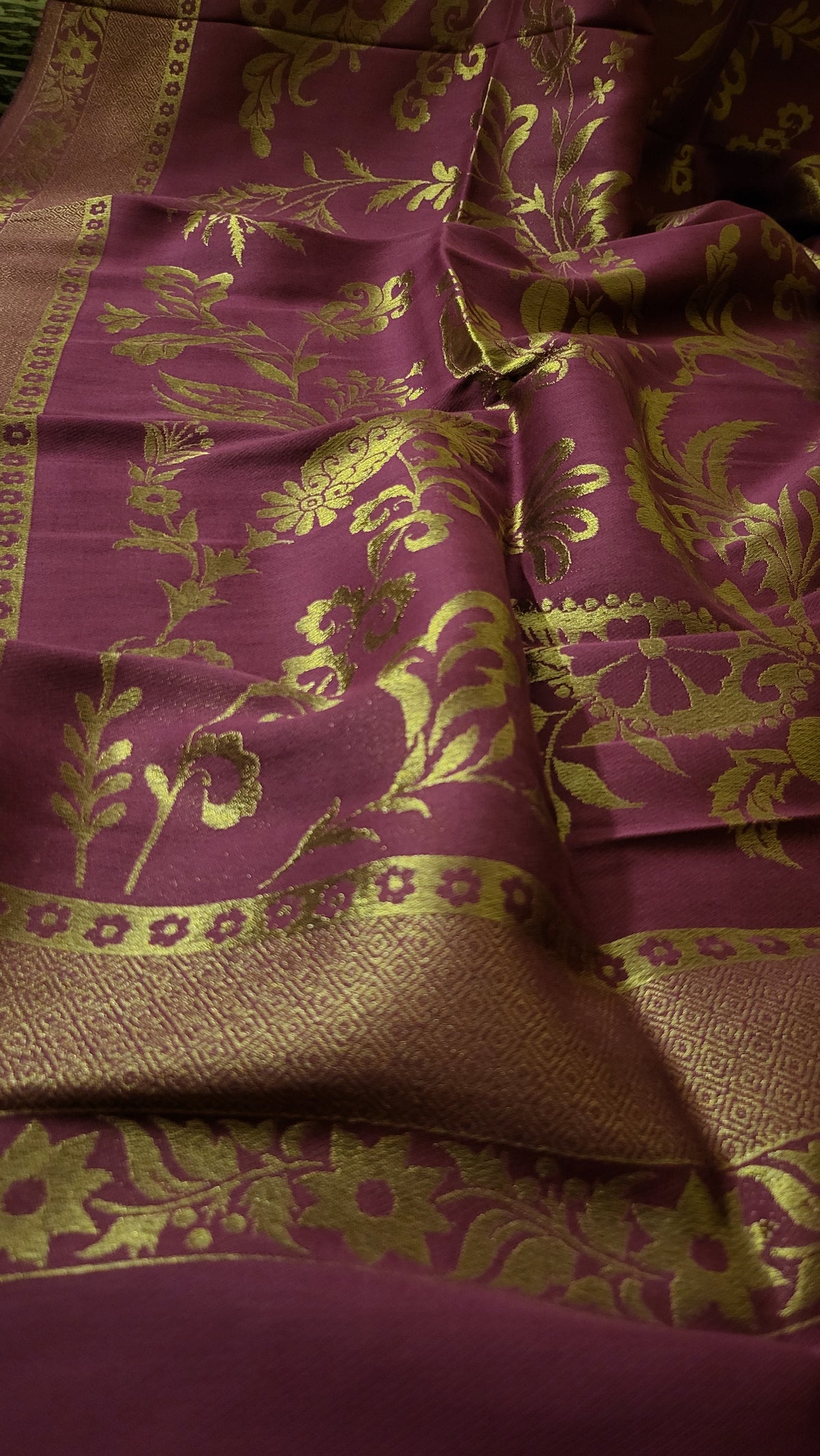 Reversible paper moonlight : kaani shawl