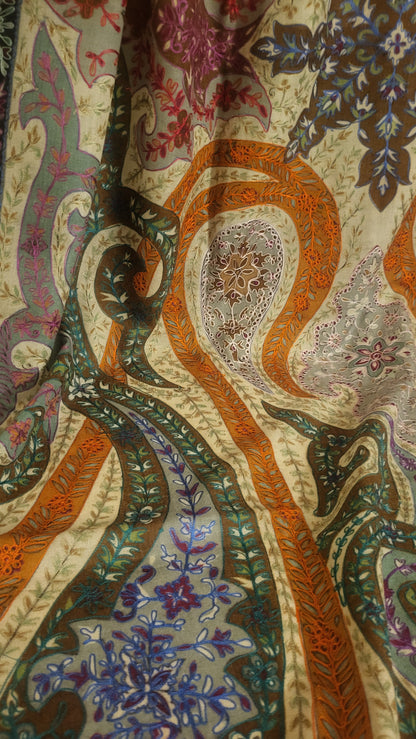Reelkaar kalamkar : shawl