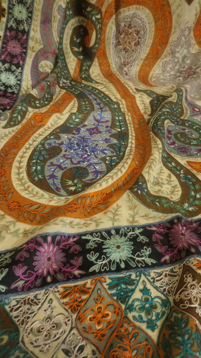 Reelkaar kalamkar : shawl