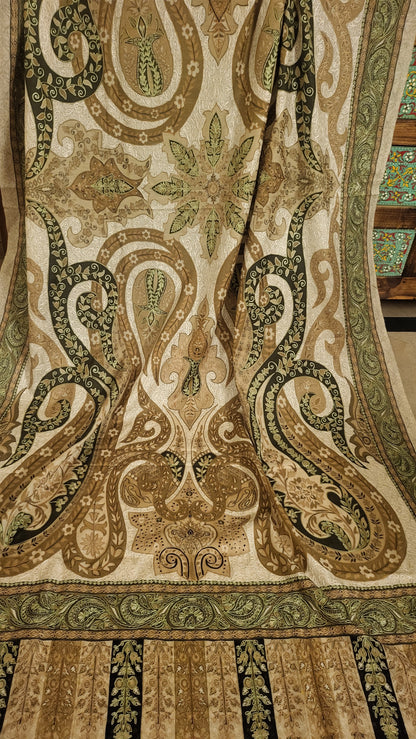 Reelkaar kalamkar : Pashmina shawl