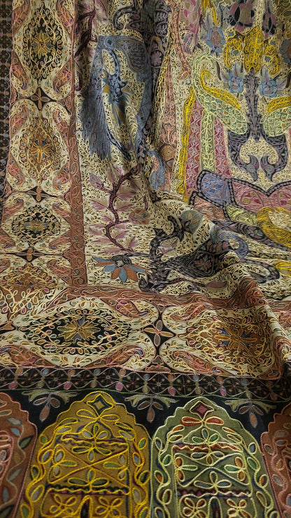 Reelkaar kalamkar : Pashmina shawl