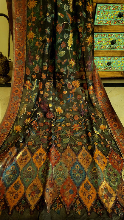 Silk kaani : shawl