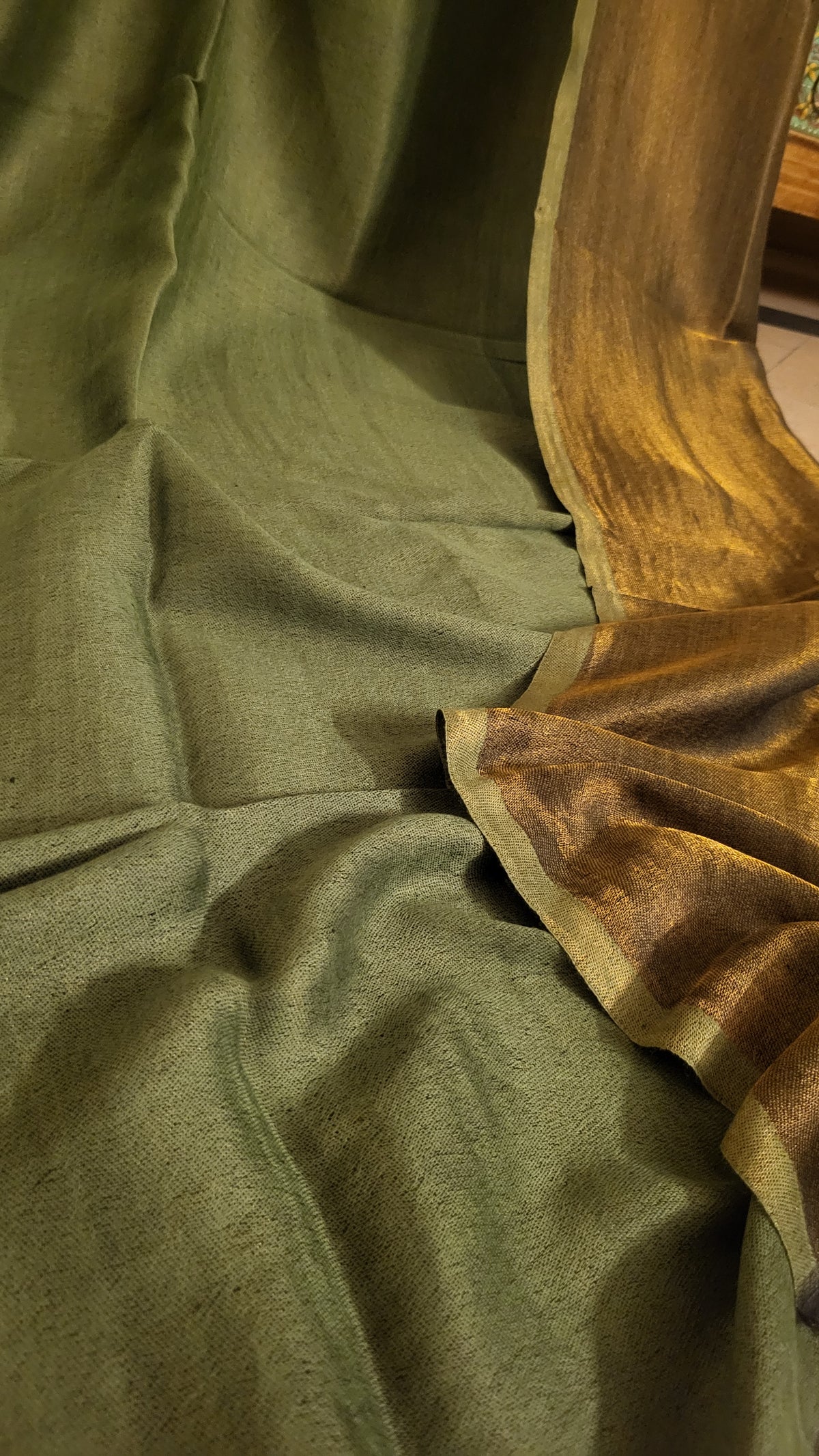 Olive Moonlight : Reversible shawl