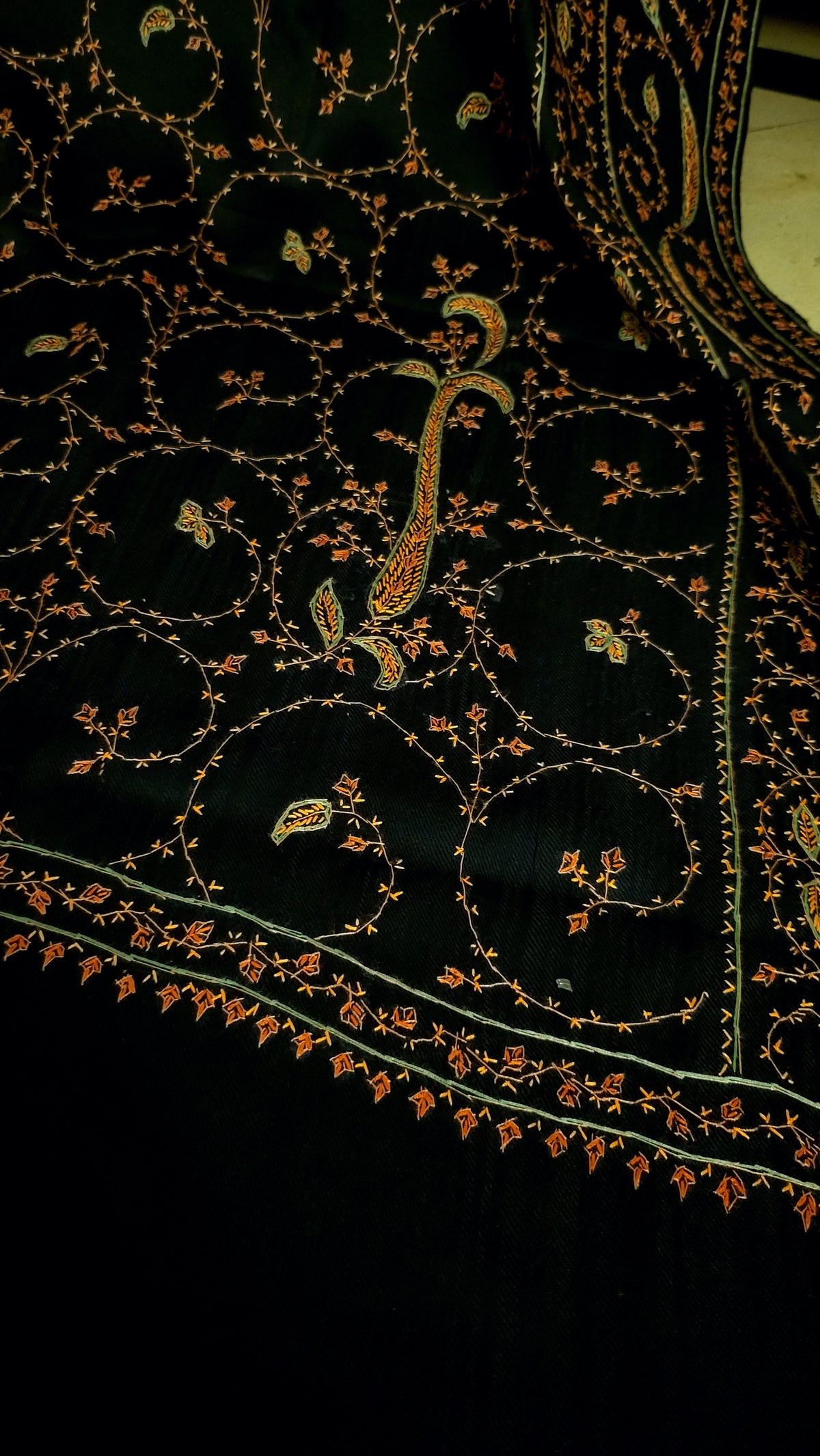 Toosh Needle Embroidered: shawl
