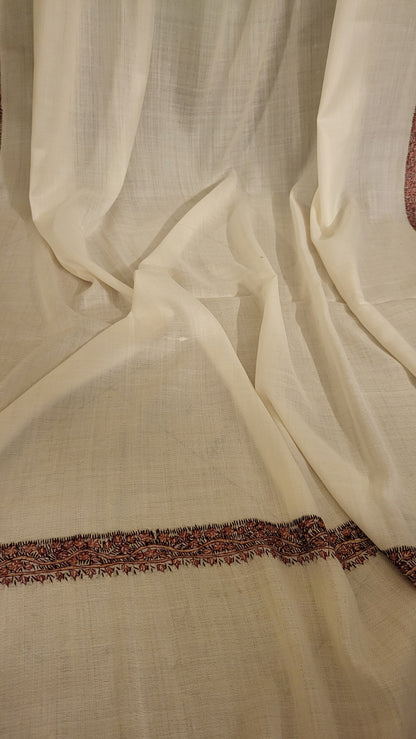 Needle Embroidered : Pashmina shawl