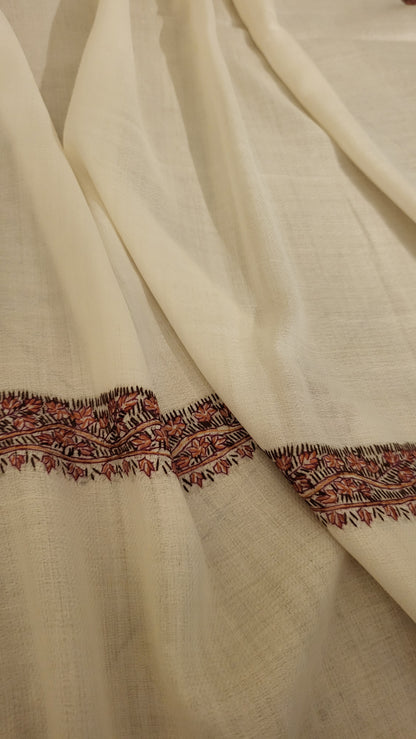 Needle Embroidered : Pashmina shawl