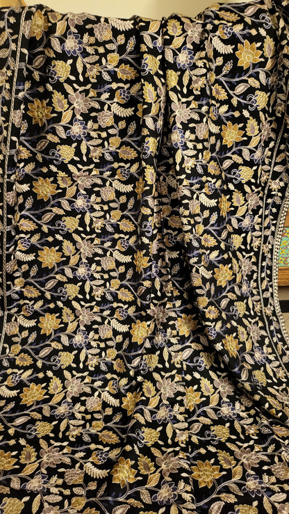 Gulabkar : Embroidered shawl