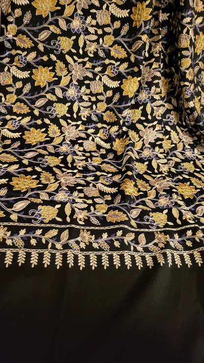 Gulabkar : Embroidered shawl