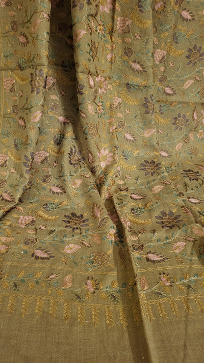 Gulabkar : Embroidered shawl