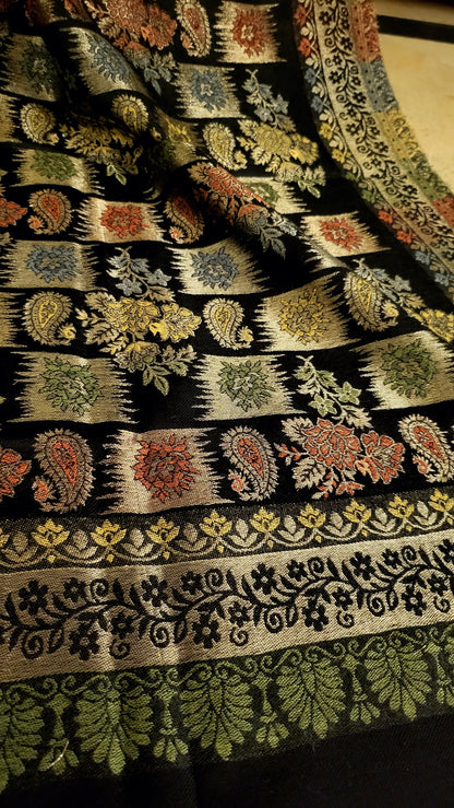 Moonlight kaani : woolen pashmina
