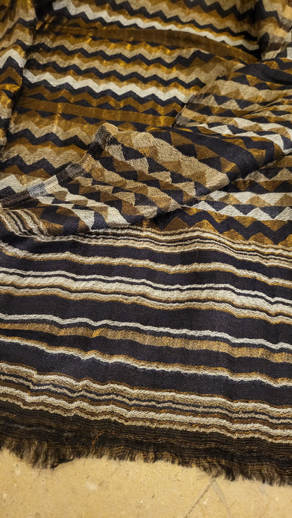 Stripes : Moonlight pashmina