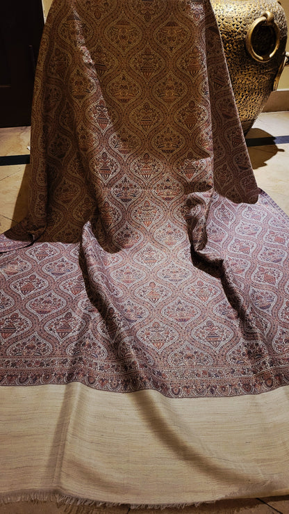 Gandhara kaani : Reversible shawl