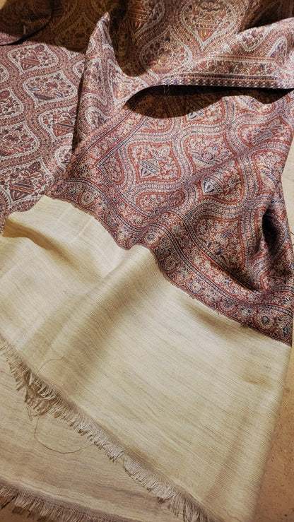 Gandhara kaani : Reversible shawl