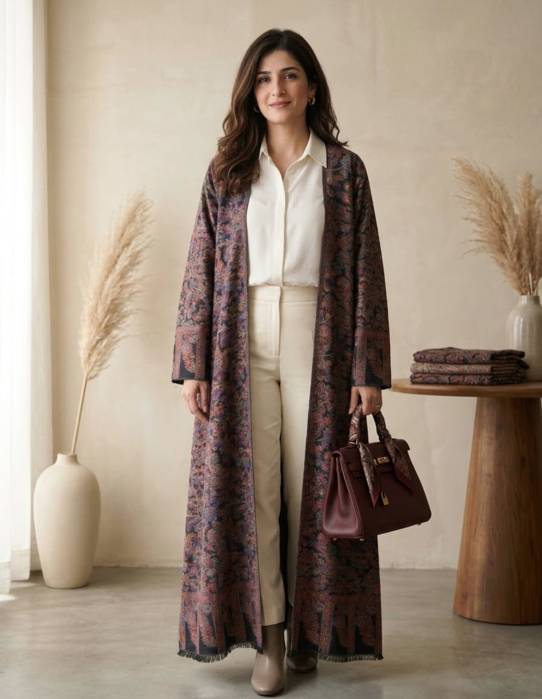 Kaani coat: Pashmina