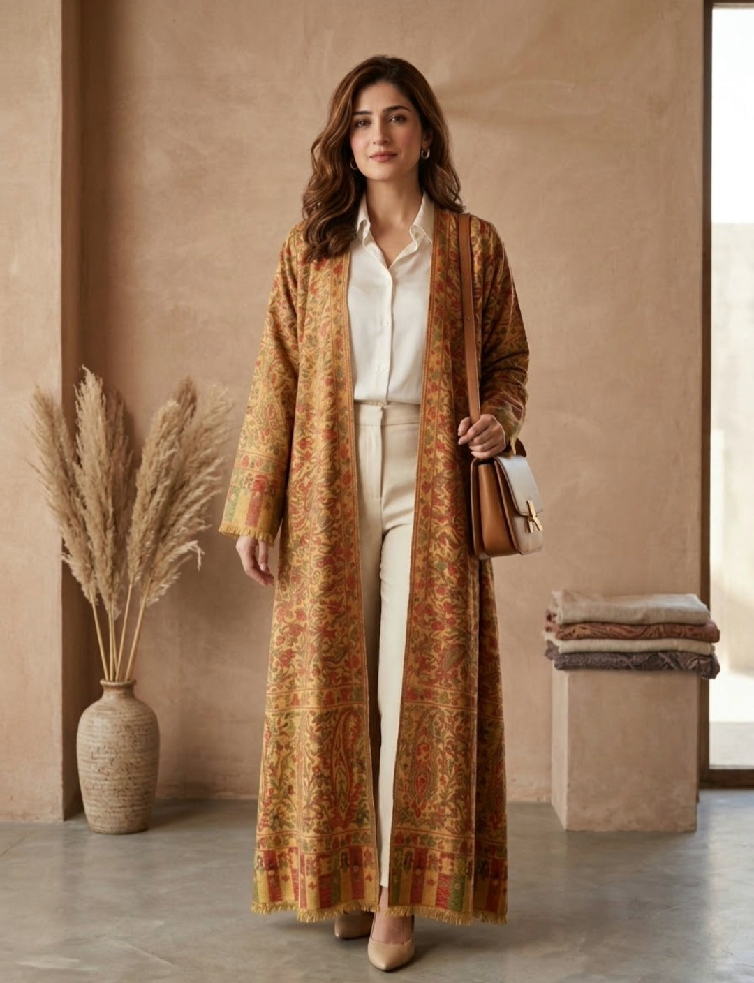 Kaani coat: Pashmina