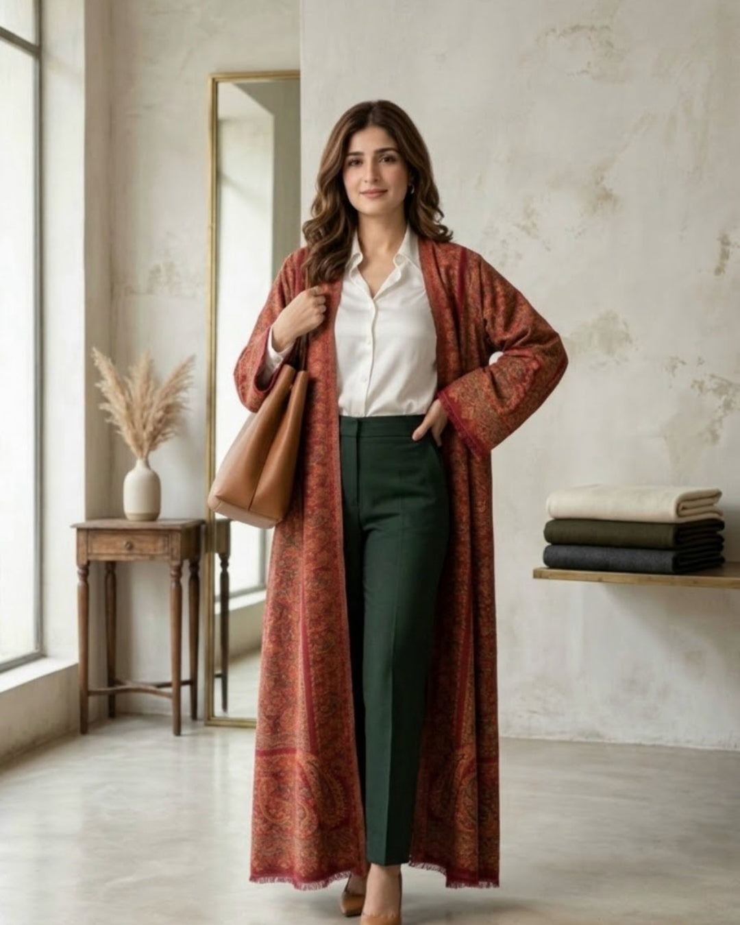 Kaani coat: Pashmina