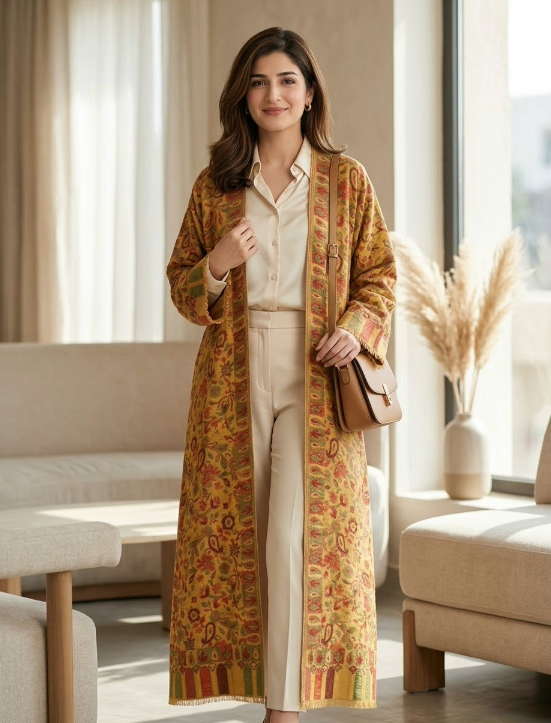 Kaani coat: Pashmina