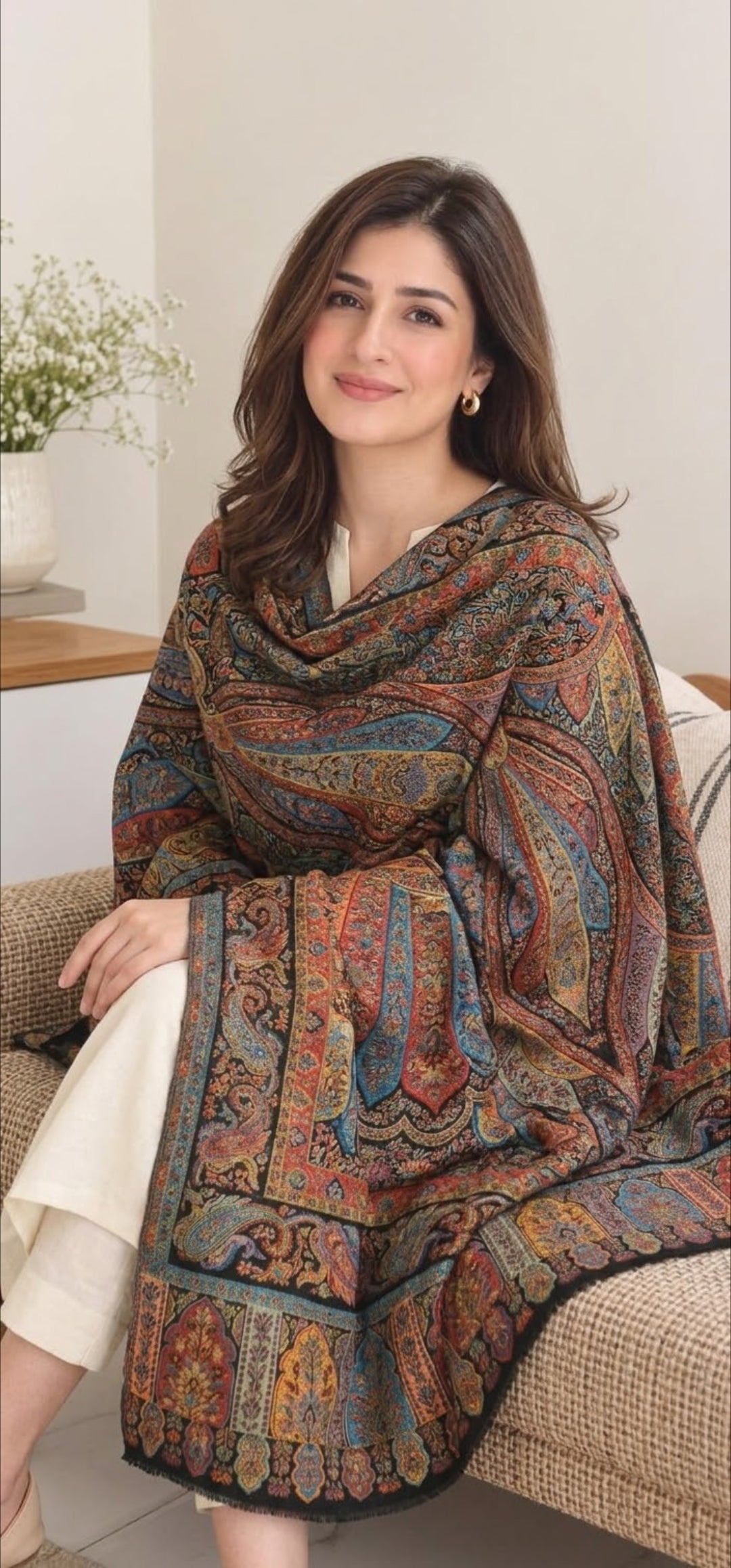 Kaani shawl: Pashmina