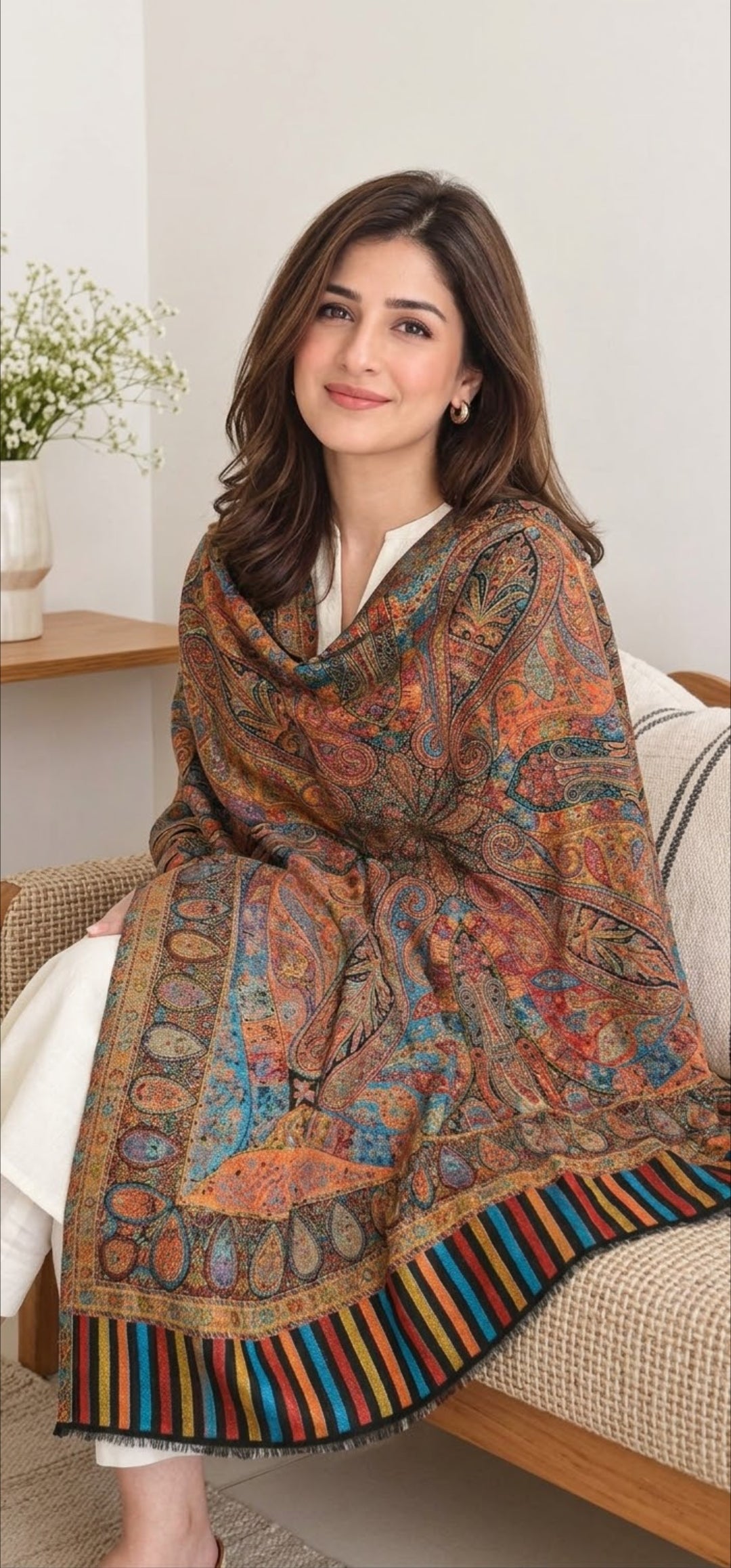 Kaani shawl: Pashmina