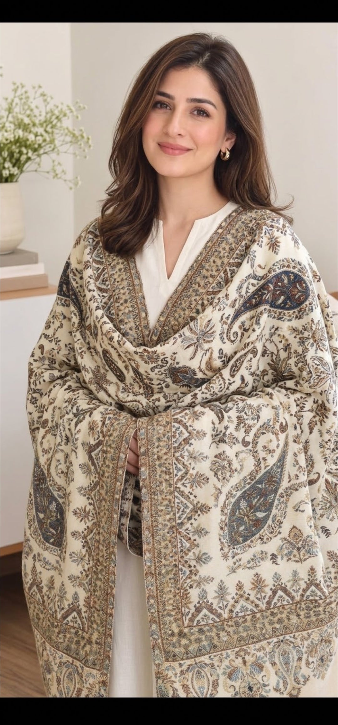 Kaani shawl: Pashmina