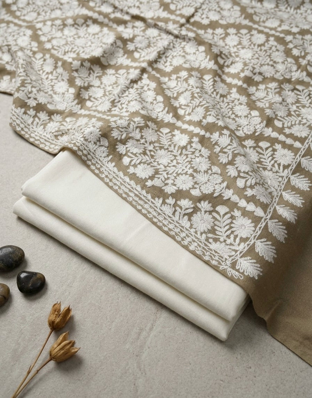 Minishawl suit: Pashmina