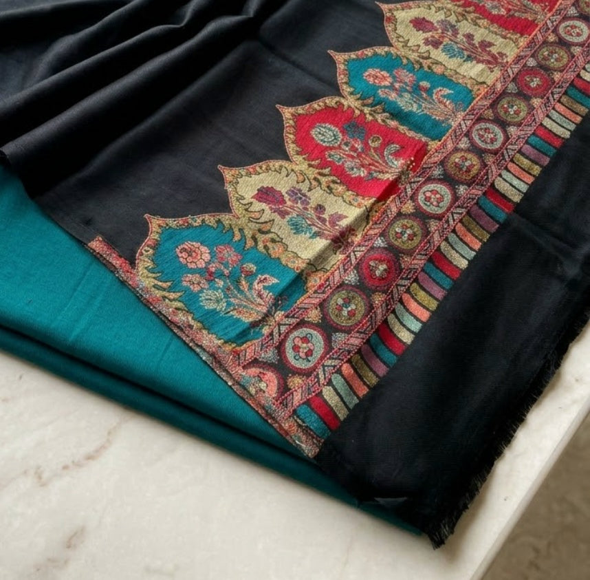 Kaani three piece: Pashmina